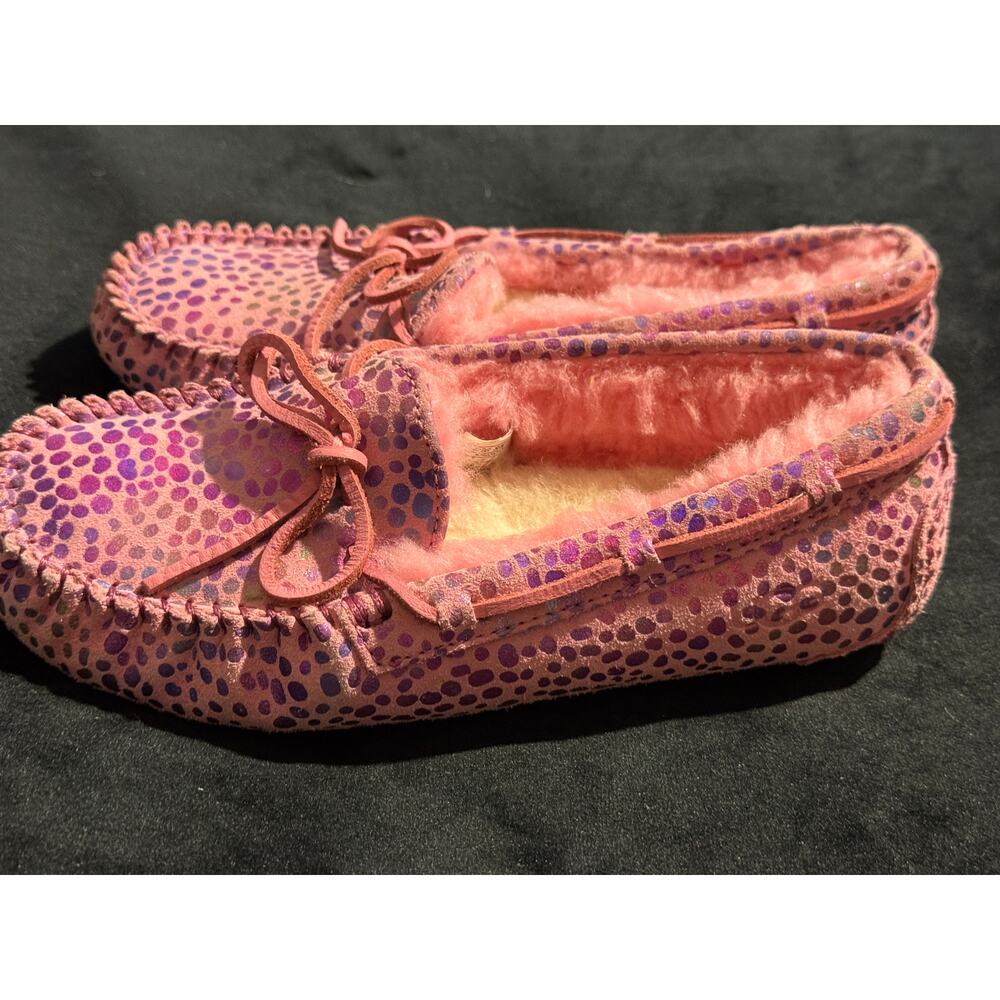 UGG Dakota Spots Pink Slippers Youth 1